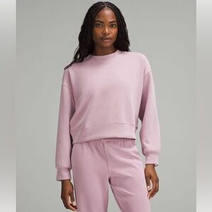 lululemon athletica Crewneck Sweatshirt in Light Pink